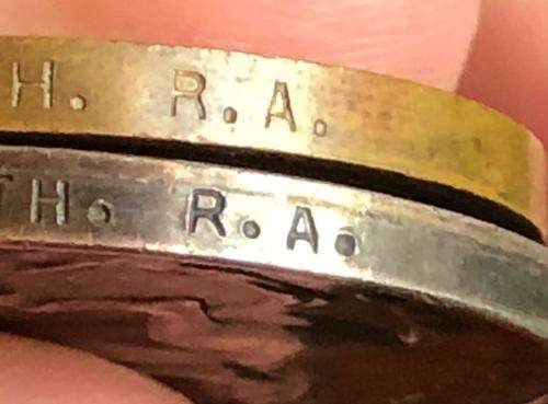 FULL SIZE WW1 1914-15 STAR AWARDED TO 69464 DVR R. FRITH R.F.A. SILVER WAR AND VICTORY MEDAL BOTH AW