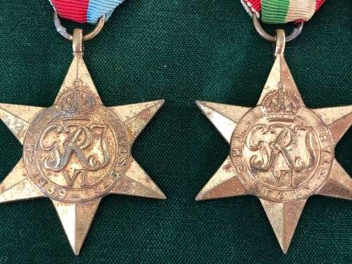 WW2 MEDAL GROUP AWARDED TO 211445 W.M. COMBRINK-THE AFRICA SERVICE MEDAL IN SILVER