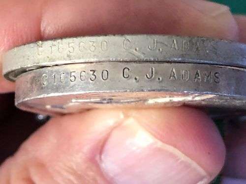 WW2 MEDAL GROUP OF 5 AWARDED TO C 165630 C.J. ADAMS