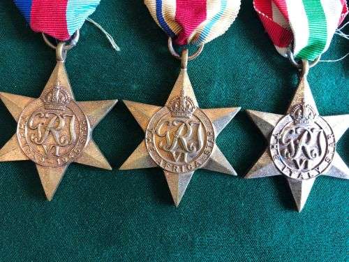 WW2 MEDAL GROUP OF 5 AWARDED TO C 165630 C.J. ADAMS