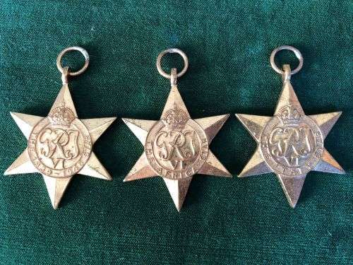 WW2 MEDAL GROUP OF 3 AWARDED TO 2136 P. ADELAINE