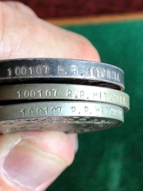 WW2 MEDAL GROUP OF 5 AWARDED TO 100107 R.R. MITCHELL