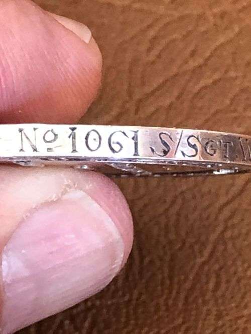 FULL SIZE (SILVER) PERMANENT FORCES OF THE EMPIRE BEYOND THE SEAS LONG SERVICE AND GOOD CONDUCT MEDA