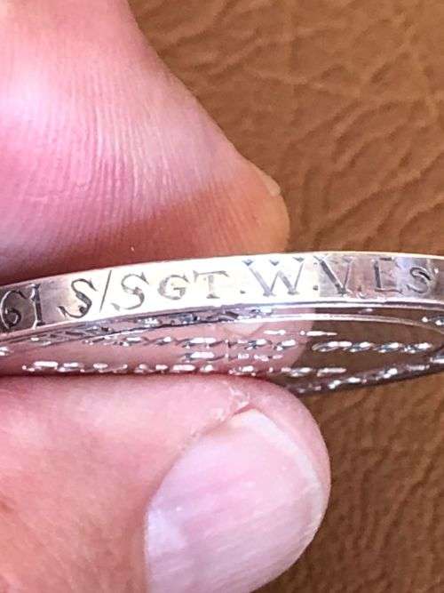 FULL SIZE (SILVER) PERMANENT FORCES OF THE EMPIRE BEYOND THE SEAS LONG SERVICE AND GOOD CONDUCT MEDA