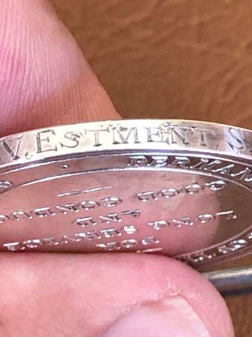 FULL SIZE (SILVER) PERMANENT FORCES OF THE EMPIRE BEYOND THE SEAS LONG SERVICE AND GOOD CONDUCT MEDA