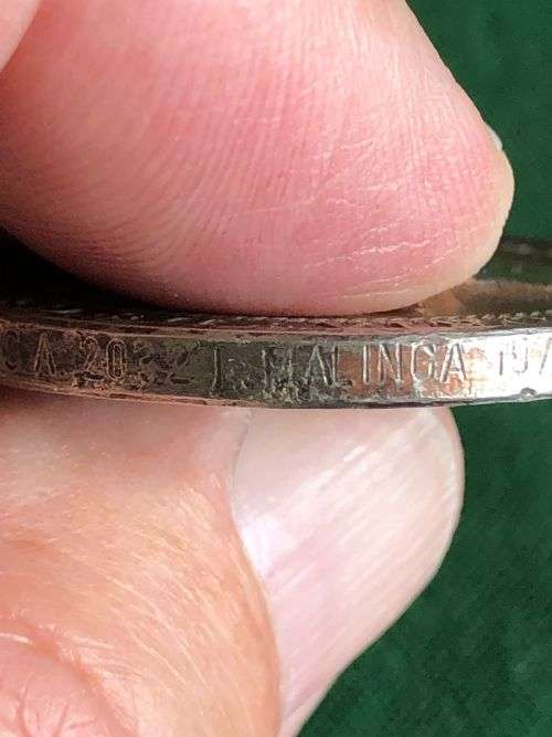 FULL SIZE SERVICE OF THE ORDER OF ST JOHN AWARDED TO S.A. 2032 I MALINGA 1975-INSTITUTED 1898