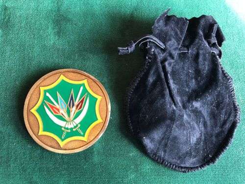 SANDF CHALLENGE COIN-DIAMETER 55 MM