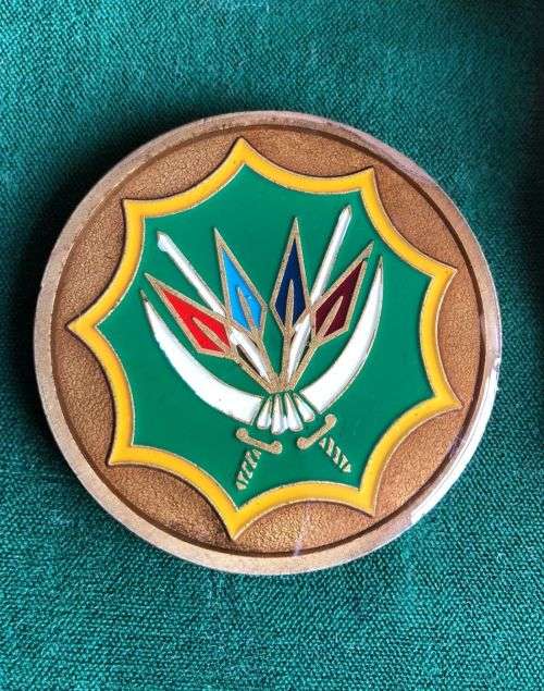 SANDF CHALLENGE COIN-DIAMETER 55 MM