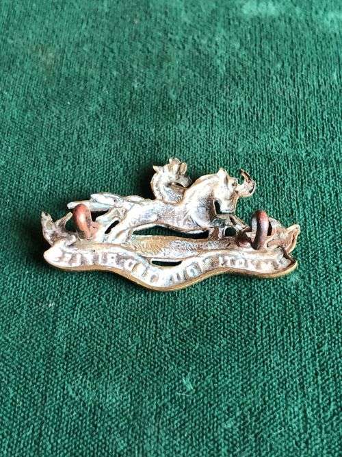 UMVOTI MOUNTED RIFLES CAP BADGE-1913-1950`S- 2 LUGS