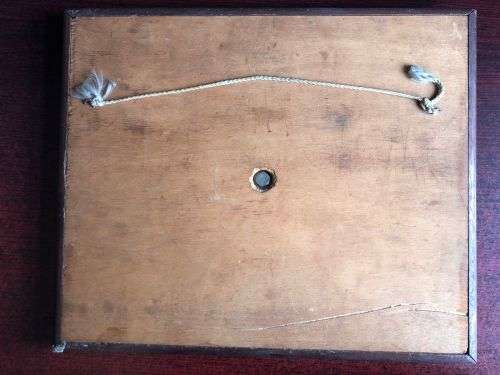 SAAF IMPALA-HEAVY,LOOKS LIKE SOLID ALUMINIUM PLAQUE ON WOOD OF A IMPALA-SURFACE TREATMENT 1982-THE S