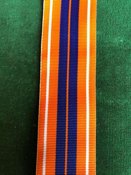FULL SIZE PRO PATRIA MEDAL RIBBON-SOLD IN LENGTH OF 15 CM