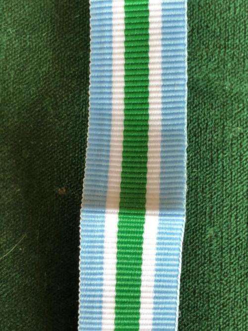 MINIATURE UNITAS MEDAL RIBBON-SOLD IN LENGTH OF 15 CM