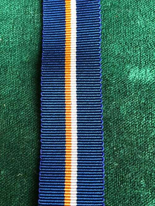 MINIATURE SOUTHERN CROSS MEDAL RIBBON-SOLD IN LENGTH OF 15 CM