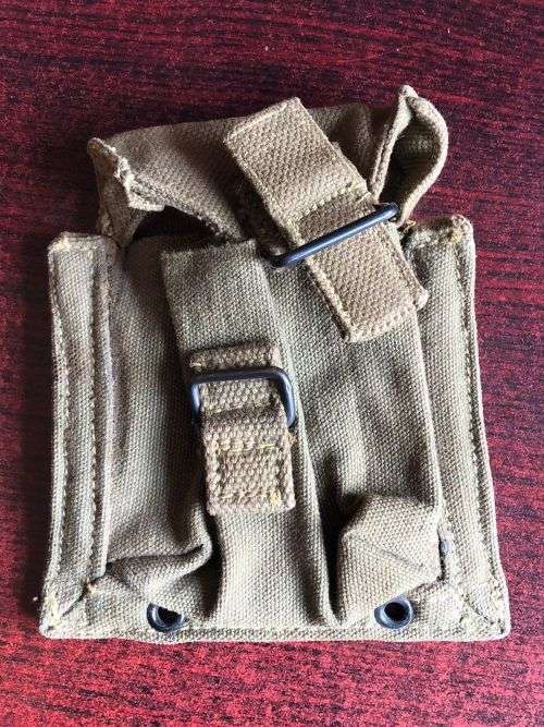RHODESIAN PATTERN 64 WEBBING COMPASS POUCH- SCARCE