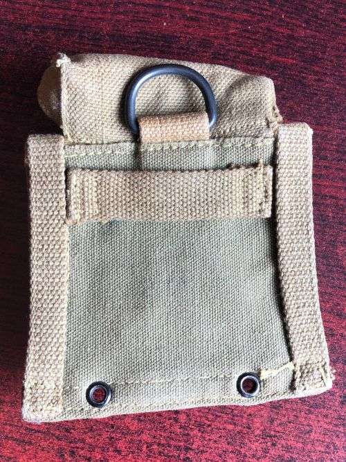 RHODESIAN PATTERN 64 WEBBING COMPASS POUCH- SCARCE