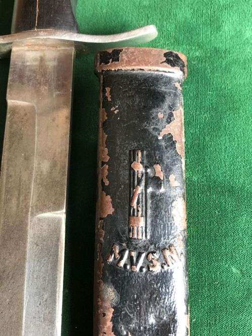 OFFICERS-ITALIAN FASCIST MILITIZIA VOLUNTARIA SICUREZZA NATIONALE(MVSN)DAGGER- 2ND PATTERN-INTENDED