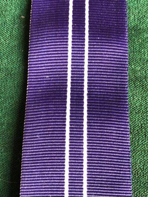FULL SIZE SOUTHERN CROSS MEDAL RIBBON -SOLD IN LENGTH OF 15 CM