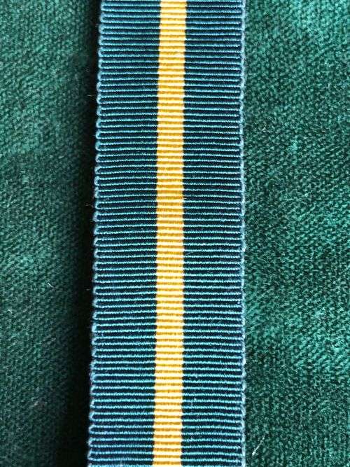 MINIATURE EFFICIENCY DECORATION MEDAL RIBBON-SOLD IN LENGTH OF 15 CM