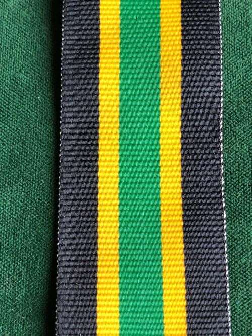 FULL SIZE APLA BRONZE SERVICE MEDAL RIBBON FOR 10 YEARS SERVICE