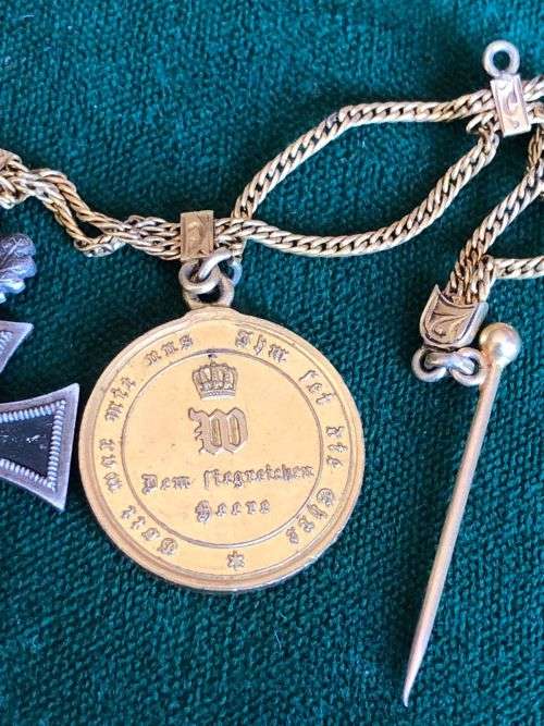 GERMAN MINIATURES MEDALS-WORN WITH MESS DRESS OR CIVILIAN FORMAL DRESS
