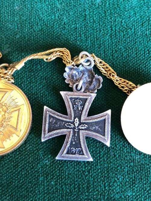 GERMAN MINIATURES MEDALS-WORN WITH MESS DRESS OR CIVILIAN FORMAL DRESS
