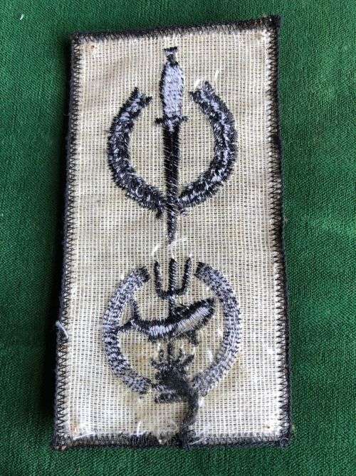 RECCE COMBINED OPERATOR AND ATTACK DIVER,CLOTH BREAST BADGE-EMBROIDERED