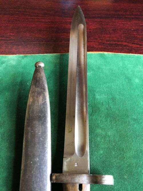 M1895 BAYONET FOR CHILEAN ARMY FOR THE 7MM 1895 MAUSERS MADE BETWEEN 1895 AND 1901
