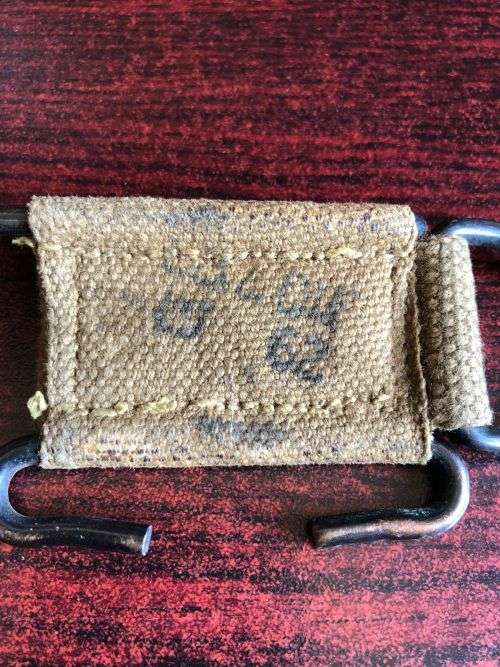 RHODESIA WEBBING CLIPS- 4 SOLD TOGETHER STAMPED AND DATED