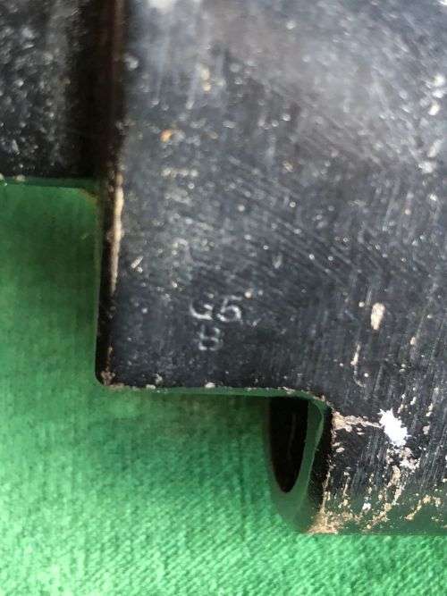 NO 9 BAYONET FOR THE NO 4 LEE ENFIELD RIFLE-COMPLETE WITH FROG AND STEEL SCABBARD -GOOD CONDITION-TO