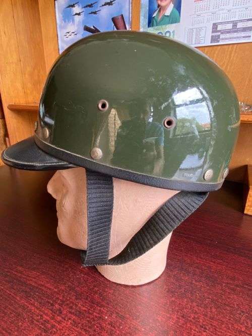 RARE SA RAILWAY POLICE MOTORBIKE HELMET IN VERY GOOD CONDITION-1960`S