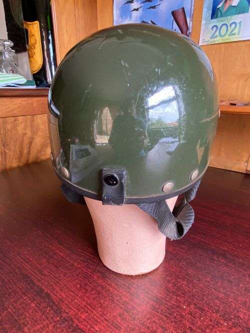 RARE SA RAILWAY POLICE MOTORBIKE HELMET IN VERY GOOD CONDITION-1960`S