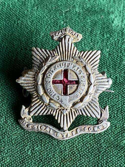TRANSVAAL MEDICAL STAFF CORPS,WHITE METAL COLLAR BADGE-WORN 1903-1913-STICK PIN