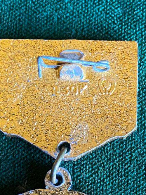 VINTAGE SOVIET UNION PIN BADGE 1722-1982-USSR CCCP ORDER-STICK PIN INTACT