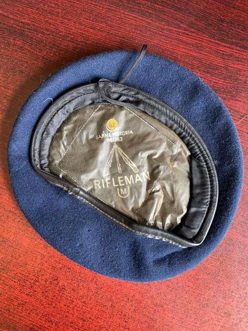 SA ENGINEERS,BERET,INSIDE RING MEASURES 62CM-DATED 1981-82-GOOD CONDITION