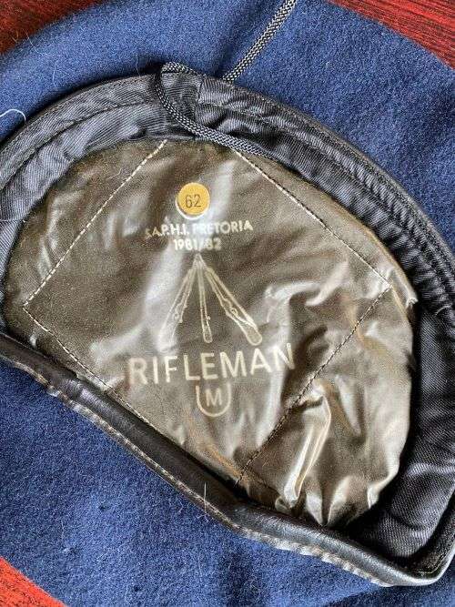 SA ENGINEERS,BERET,INSIDE RING MEASURES 62CM-DATED 1981-82-GOOD CONDITION