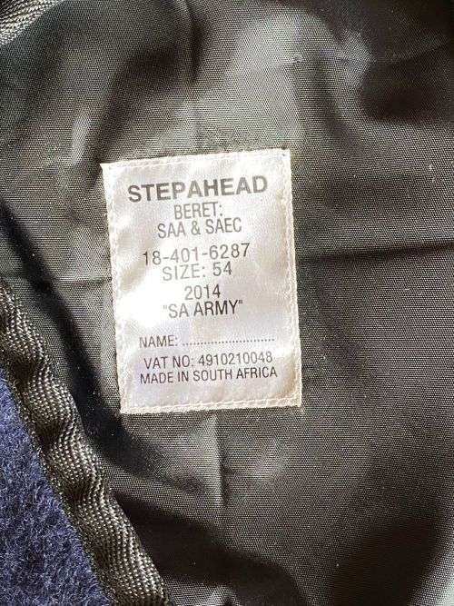 SA ENGINEERS,BERET,INSIDE RING MEASURES 51CM