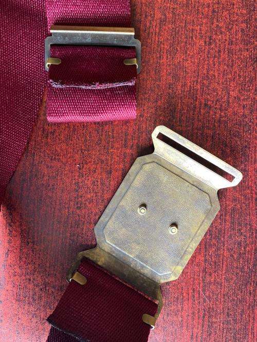 1 PARACHUTE BATTALION-ORIGINAL 2ND TYPE STABLE BELT-CONDITION UNUSED-EXTENDED LENGTH 95 CM