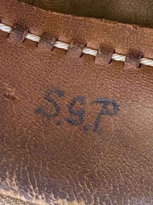 WW 2 SA PITH HELMET WORN FROM 1935 -1946-THIS PARTICULAR FLASH WAS FOR THE SAMC