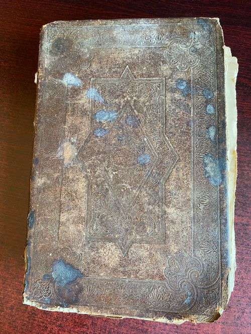 BOER WAR PERIOD BIBLE DATED 1881-BELONGED TO J.A.PIENAAR FROM THE FARM KENDERFONTYN SMITHFIELD-PLEAS