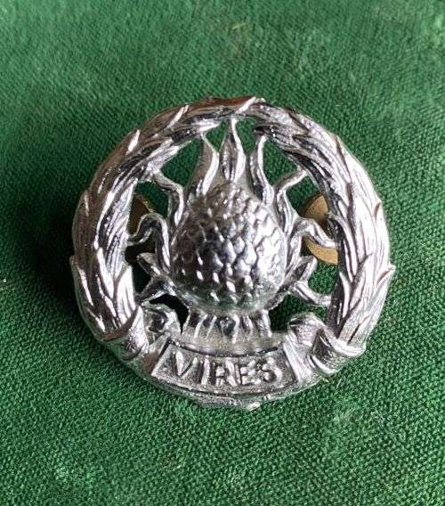 REGIMENT BOLAND CAP BADGE-WORN POST 1976- 2X SCREW LUGS