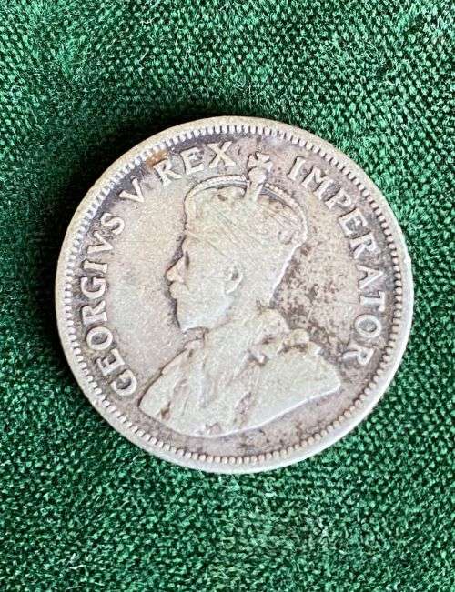 1932 UNION OF SOUTH AFRICA 1 SHILLING-SILVER