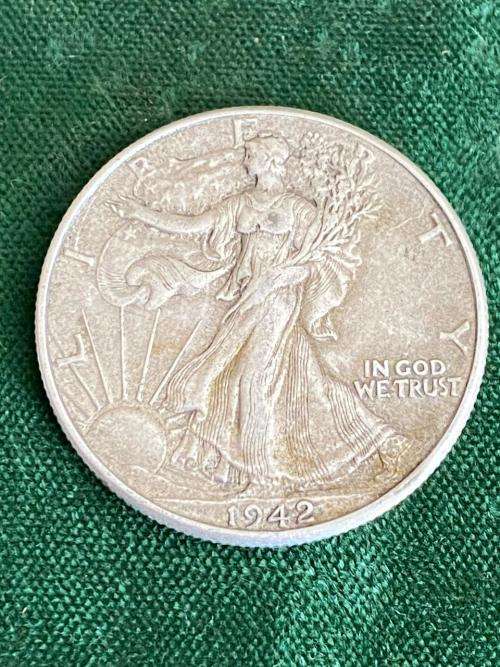 US I/2 DOLLAR 1942 SILVER (0,900)