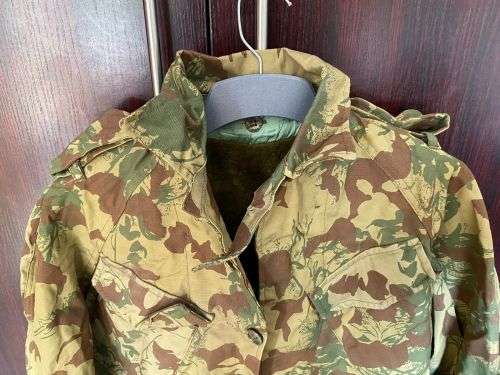 POLICE TASK FORCE 2ND PATTERN CAMO BUSH JACKET WITH REMOVABLE WOOL LINER-PROTEA CLOTHING 1989-NEVER