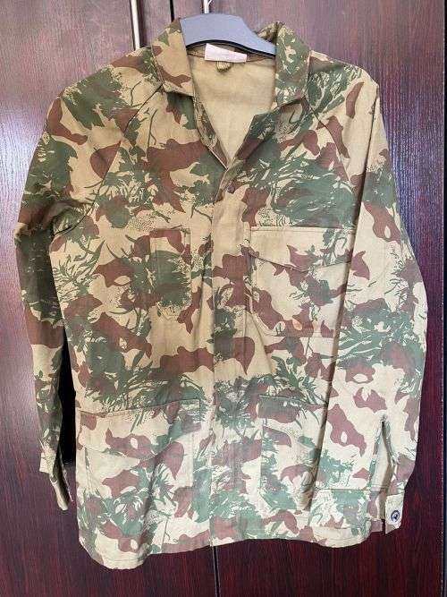 POLICE TASK FORCE 2ND PATTERN CAMO JACKET-USED CONDITION-NO TEARS OR HOLES,ZIPPER IS ALL GOOD,BUTTON