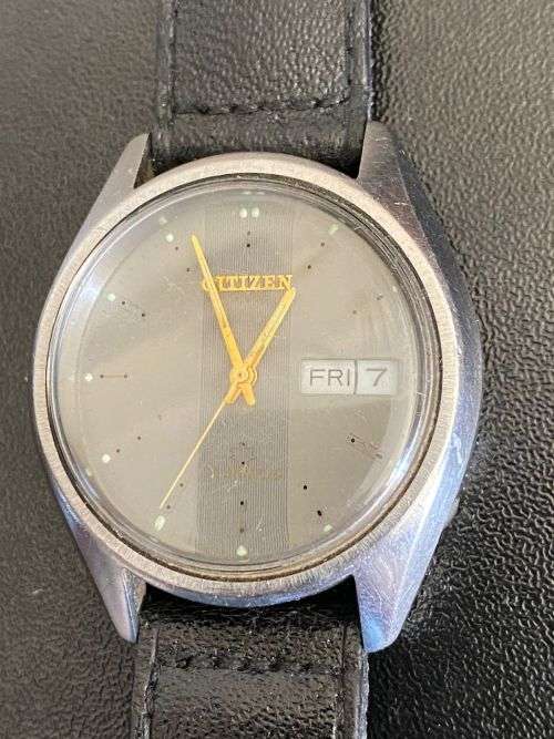 VINTAGE CITIZEN MENS WATCH-WORKING CONDITION