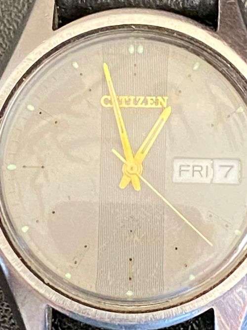 VINTAGE CITIZEN MENS WATCH-WORKING CONDITION