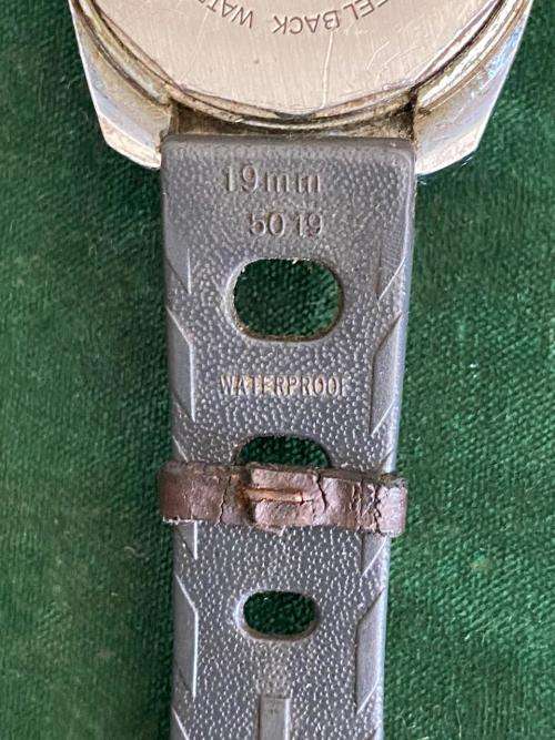 VINTAGE SINDACO 17 JEWELS MENS WATCH-WORKING CONDITION-SWISS MADE MEN`S BLUE DIAL DATE WATCH