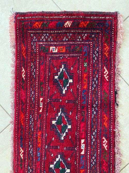 AUTHENTIC HAND MADE PERSIAN TURKOMAN-MEASURES 900X400MM