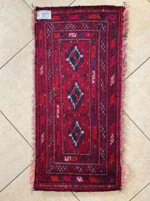 AUTHENTIC HAND MADE PERSIAN TURKOMAN-MEASURES 900X400MM