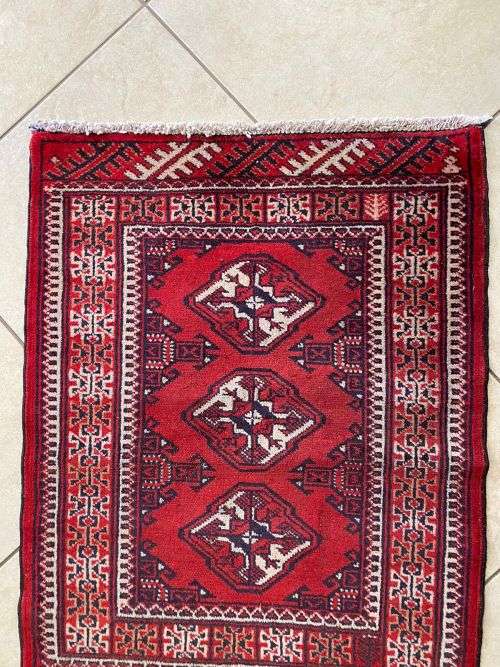 AUTHENTIC HAND MADE PERSIAN TURKOMAN-DIMENSIONS 810 X 420MM